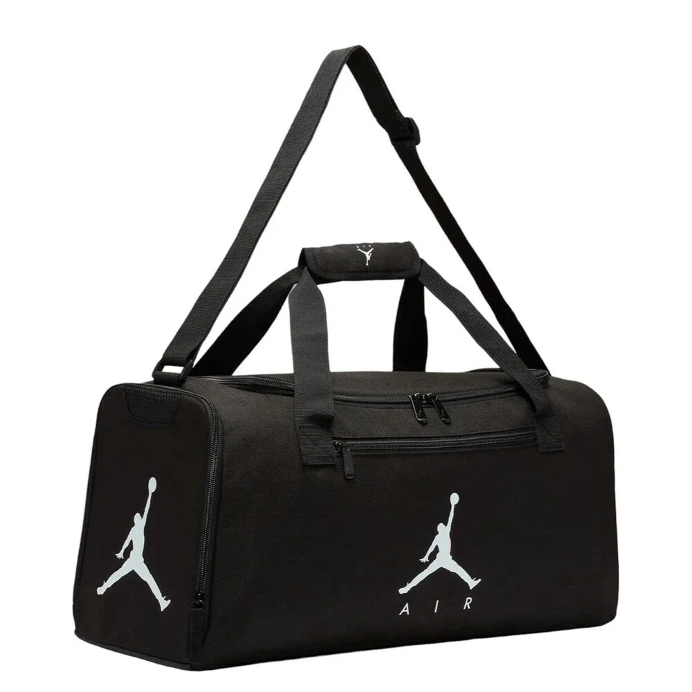 NEW Nike Air Jordan Jumpman Duffle Bag BLACK Logo Athletic Carryall SM0744-023